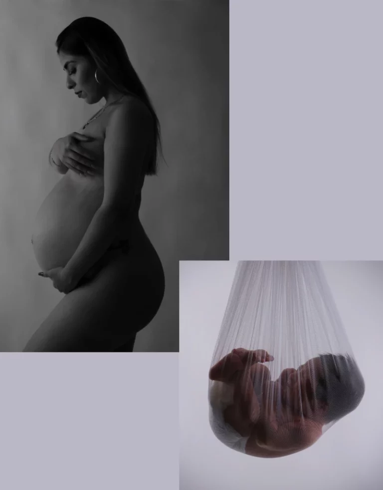 Reportaje de fotografía Pre-mamá y Newborn