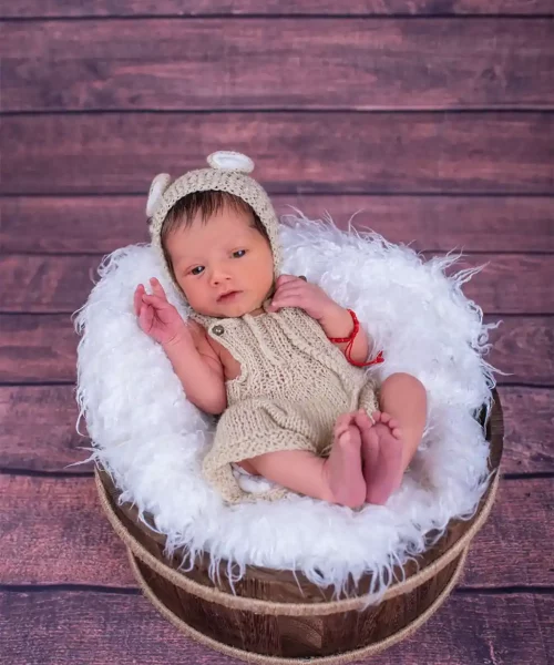 Fotografía de bebés en primavera