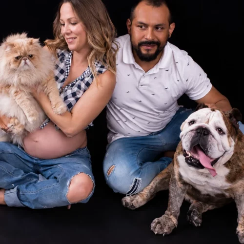 Fotos de embarazo con mascota | Roxana Silvera