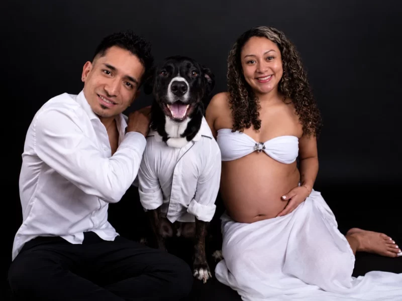Fotos de embarazo con mascota | Roxana Silvera