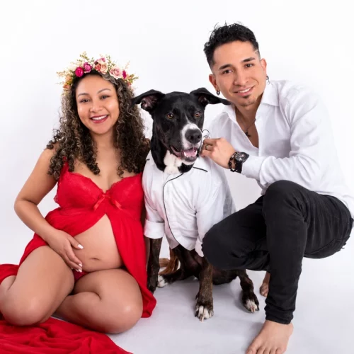 Fotos de embarazo con mascota | Roxana Silvera