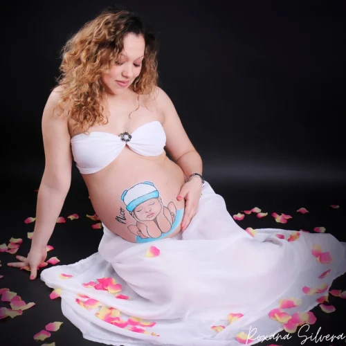 Sesión de fotografía Pre-mamá y Belly Painting