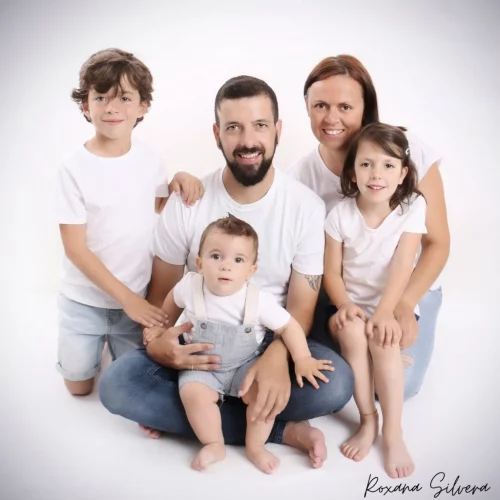 Sesión de fotos familiares - Roxana Silvera estudio fotográfico en Alcobendas