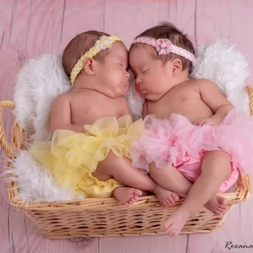 Sesión newborn con hermanos en Alcobendas